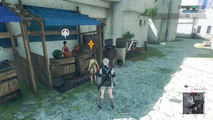 自宅の畑の栽培を開放 拡張する2種類のサブクエスト ニーアレプリカント まりんのしっぽ